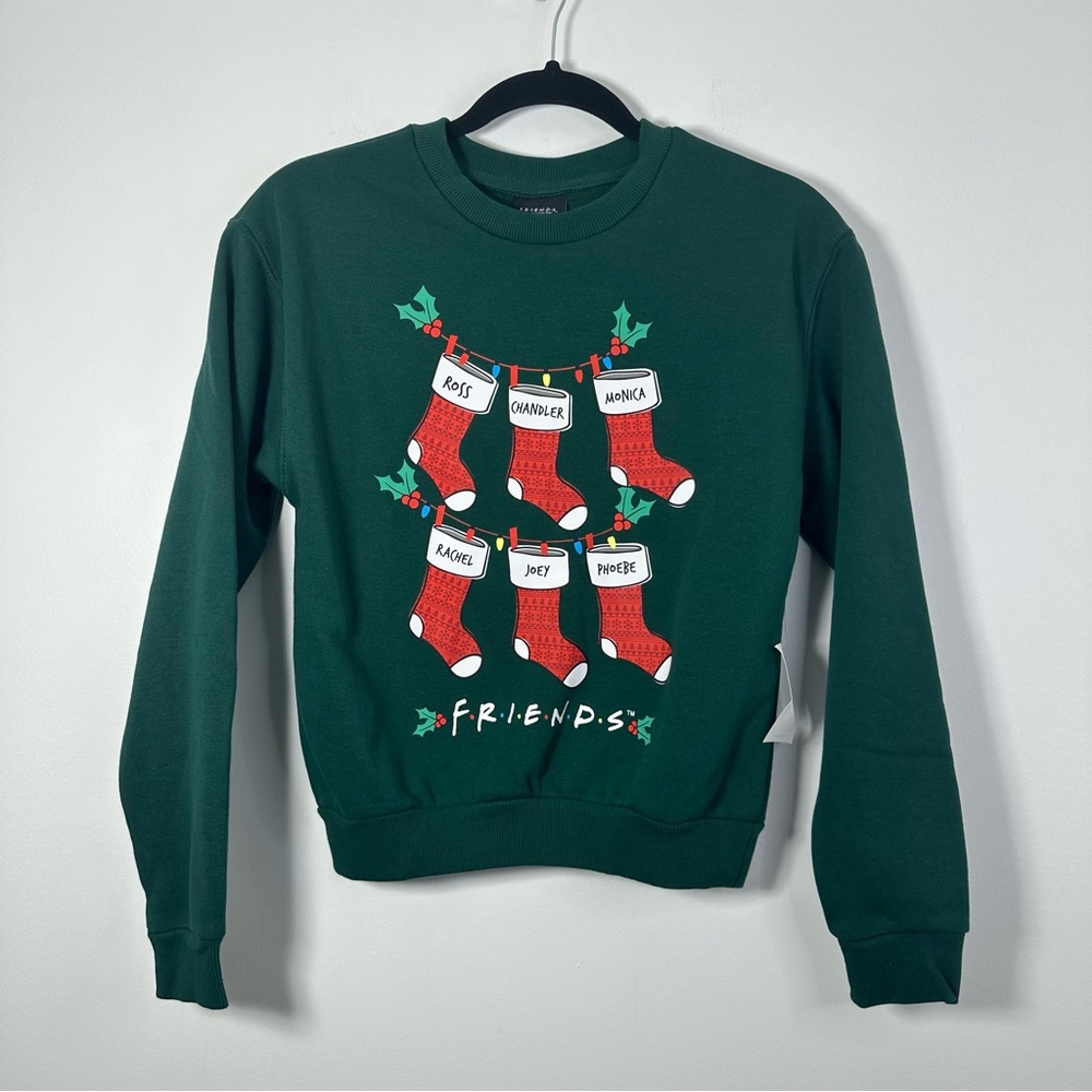Forever 21 Friends Merchandise Pullover Crewneck Christmas Sweater Size S NWT